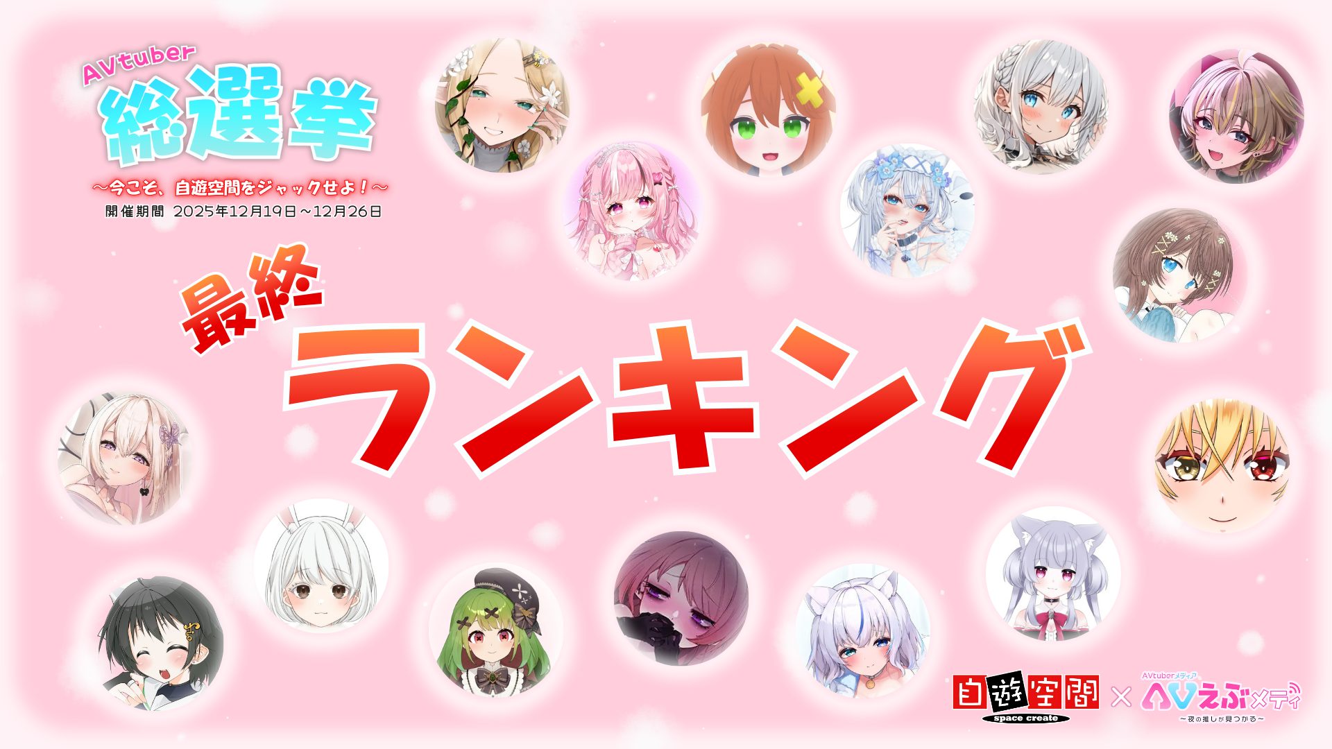 AVtuber総選挙 最終ランキング